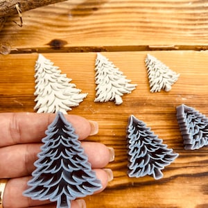Julgranslera utskärare: 3D-utskrivet för polymerlera och kakor