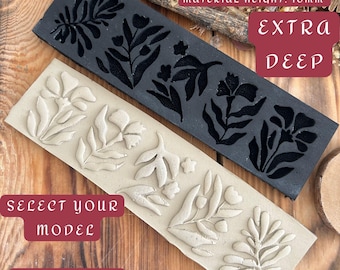 Extra Deep Flexible Texture Mat-Select Your Model – Embossing Plate - 5 in 1 STAMP