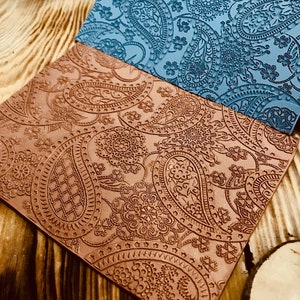 Paisley Rubber Texture Mat: Polymer Clay & Ceramics (10x14cm)