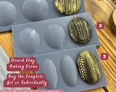 Gewölbte Backform aus Ton: Polymer & Metal Clay