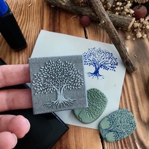 Tree Of Lfe Rubber Stamp Laser Engraved Stamp Tree Of Lfe | Etsy