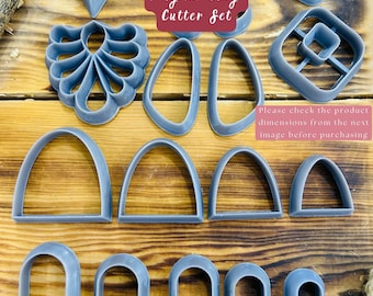 17-Piece Basic Shapes Polymer Clay Cutter Set