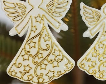 Angel Cutter & Stamp Set | Christmas Ornament, Clay and Soap Molds