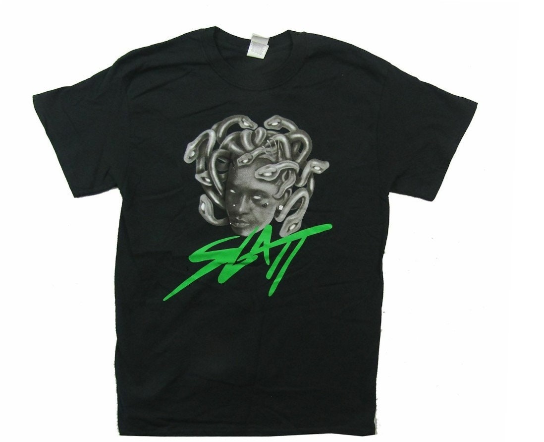 Discover Young Thug Slatt Medusa T-shirt, Birthday Gift, Music Gift