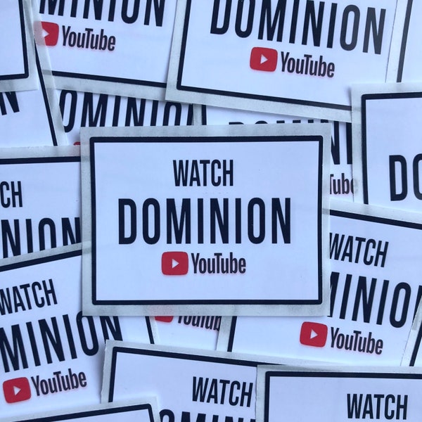 Sieh dir Dominion (YouTube) vegane Aktivismus Sticker an