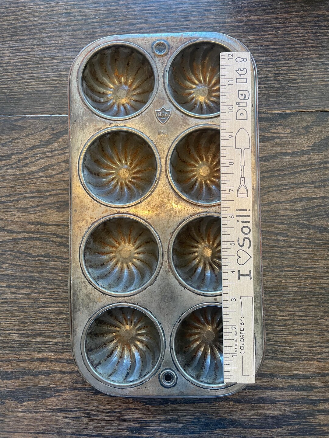 Vintage GSW Bake Rite Bakeware: Waffle & Fluted Tart Pans, Canadian ...