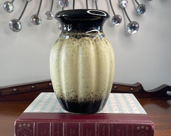 Mid-Century Scheurich Ceramic Vase: Vintage West German Pottery, 6" Tall