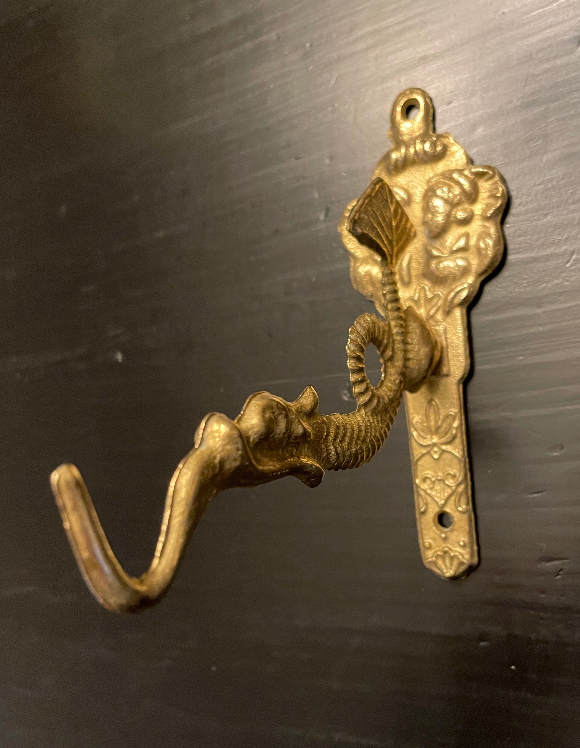16mm Antique Brass, Fish Hook, Solid Brass, #P-3146-ANTB – Weaver