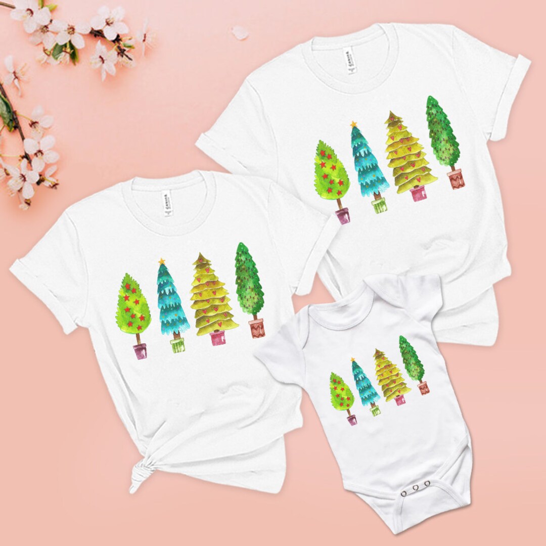 Forest Tshirt Evergreen Trees Graphic Tshirt Personalized Etsy