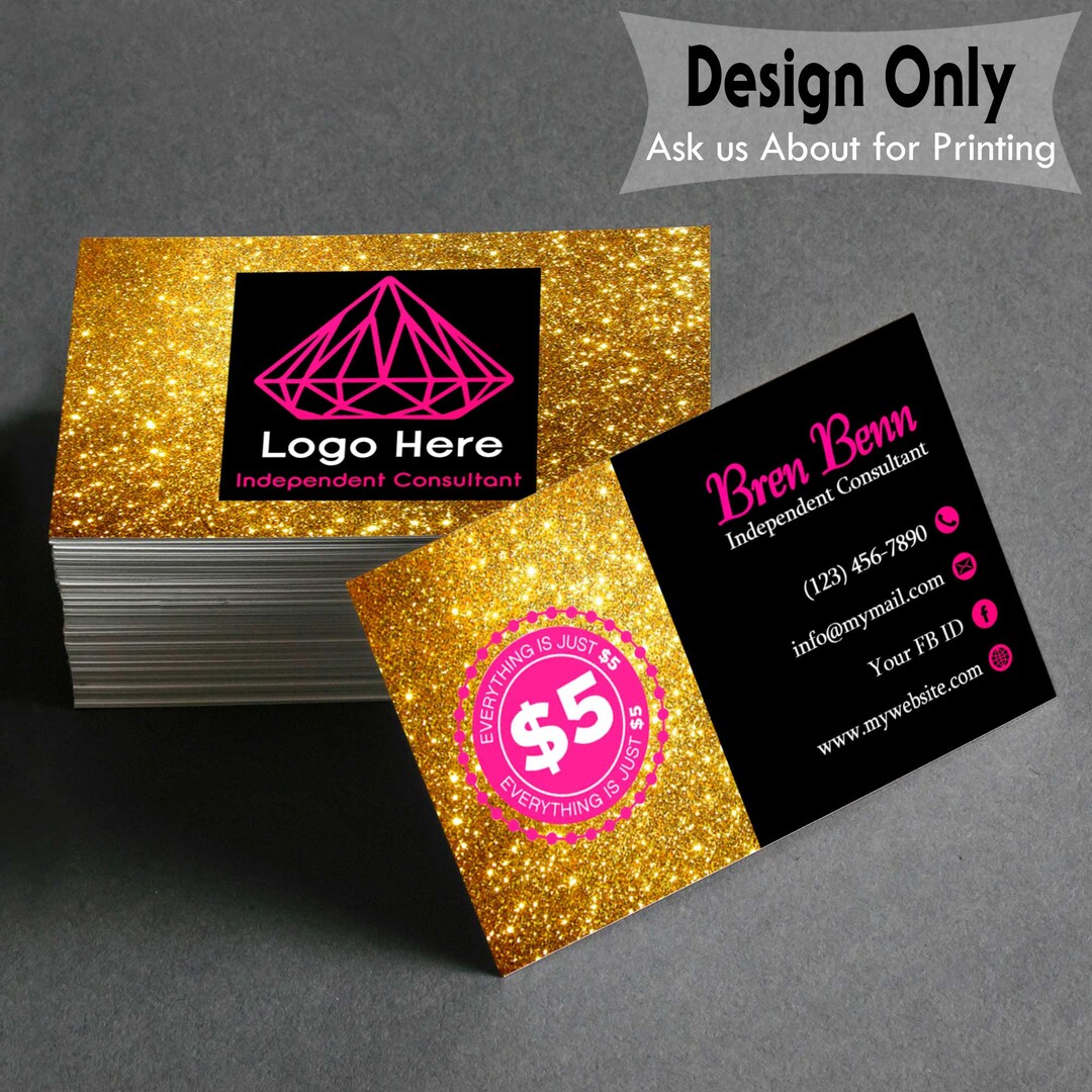 Personalized Jewelry Business Cards _ Custom Business Etsy