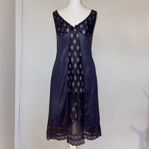TAILLE L vintage de la dentelle noire nœud lingerie