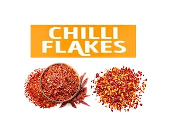 Biologische chilivlokken - premium gedroogde rode chilivlokken - rode chilipeper - chilivlokken - Indiase kruiden - kruiden groothandel - rode chilivlokken