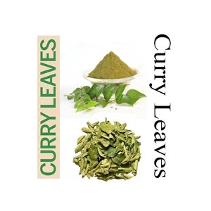 Natural Curry Leaves - Curry leaves Powder - Curry Leaves - Dried Indian Curry Leaves - Ground Curry Leaf - Indian Masala -Kadi Patta Powder