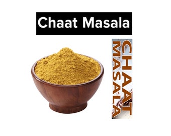 Indische Chat Masala - BIO CHAAT MASALA - Streufrüchte - Salat Masala - Erdnuss Masala - Street Food Masala - Handgemachte Chat Masala