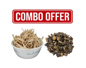 Safed Musli, Czarne Musli Całe Saboot 400 g Pakiet Combo 200 g Każde zioło