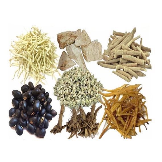 Mélange De Poudres Ayurvédiques : Safed Musli, Ashwagandha, Shatavari, Kaunch, Gokhru, Akarkara - Biotic