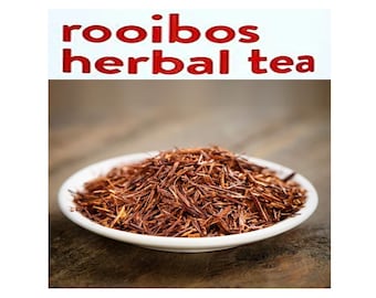 Rooibos Natural Herbal Tea | Caffeine Free Red Tea | Loose Leaf Herbal Infusion | Organic Herbal Tea Blend | Smooth Earthy Flavor Tea