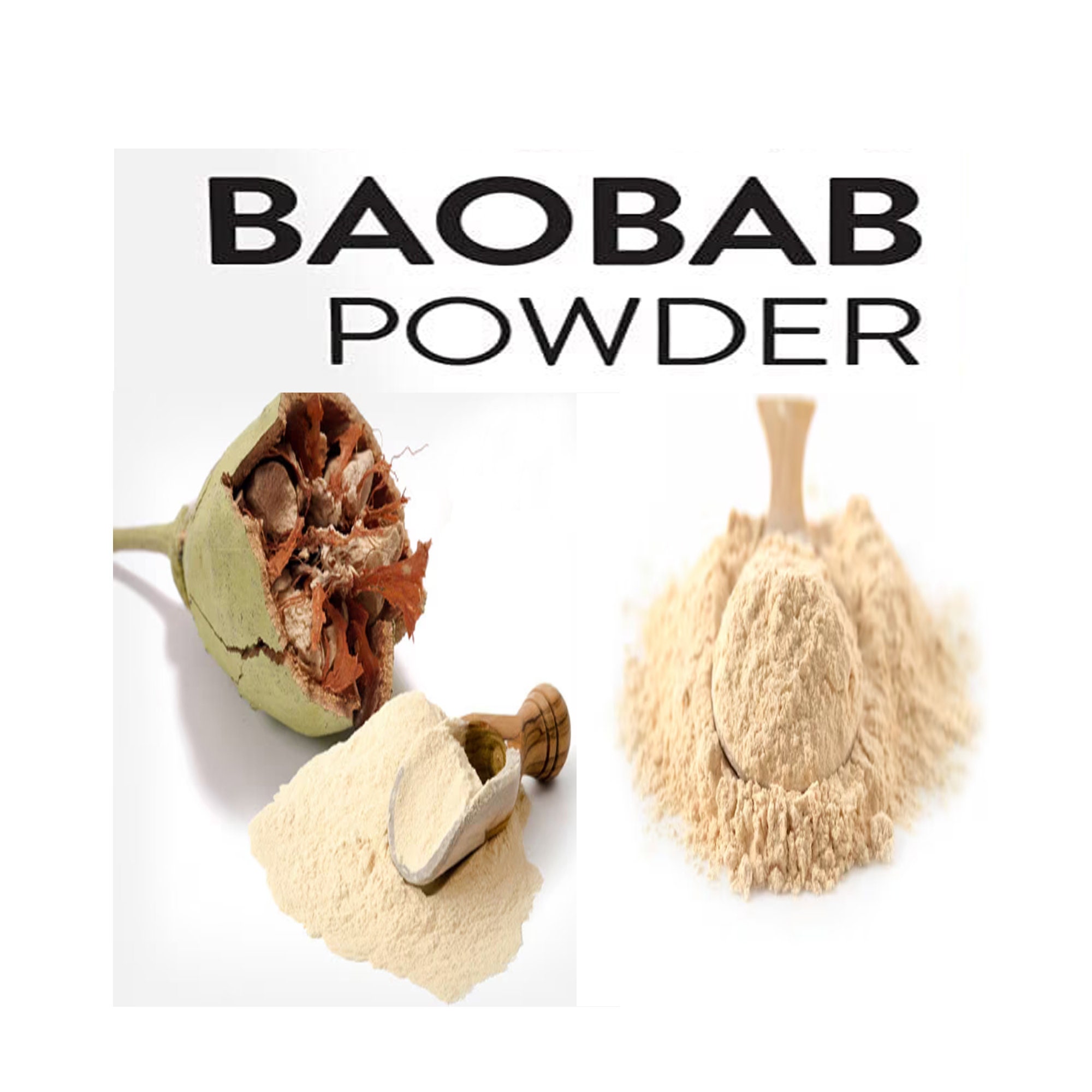 Baobab Fruit Powder, Baobab Seeds, Adansonia Digitata, Upside Down Tree ...