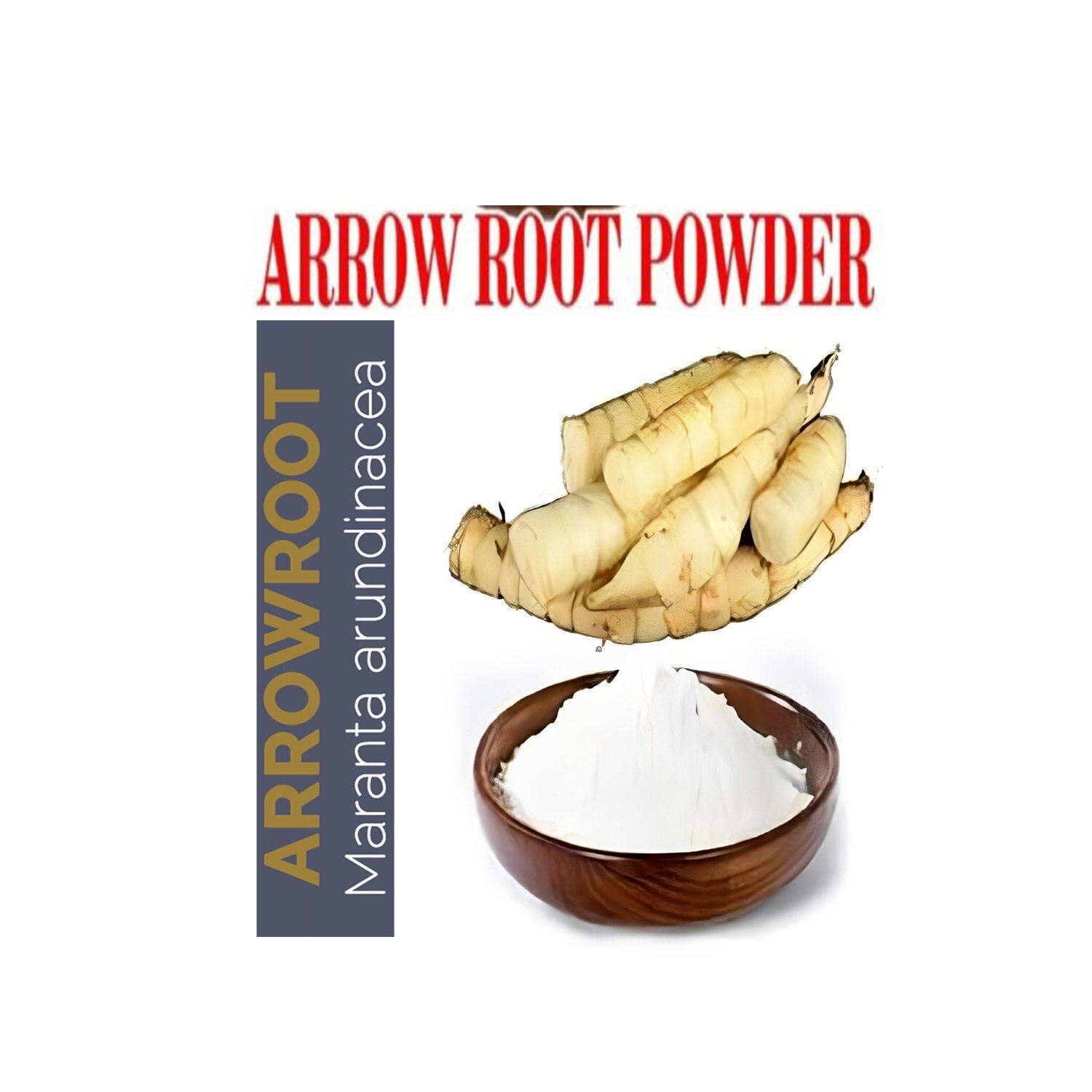 Organic Arrow Root - Ararot Powder for Gravy - Puddings - Soups - Bread ...