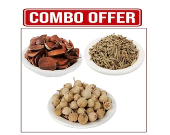 Inderjau, Kadwa Badam, Himmelsfrucht, Paneer Dodi Phool, Inderjau Kadwa, Bitter Almond 150 gm Kombipackung je 50 gm