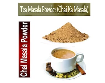 TEA MASALA POWDER - Natural Tea Masala - Organic Tea Masala - Chai Masala Powder - Chai Masala - Handmade Organic Tea Masala-Handmade Masala