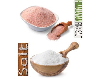 Organic Salt - Natural Himalayan Salt - Himalayan Pink Salt - Salt - Pink Salt - Sendha Namak - Indian Spices - Mountain Salt - Rock Salt