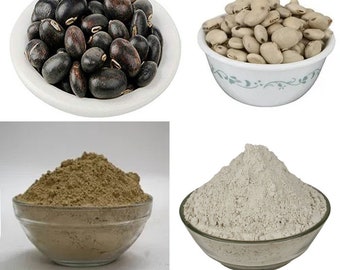 Konj Beej Churna, White Konj Beej,Cowitch, Cowhage, Velvet Bean, Cow-itch, Black bean powder, Mucuna Pruriens, Kapikacchu, Atmagupta