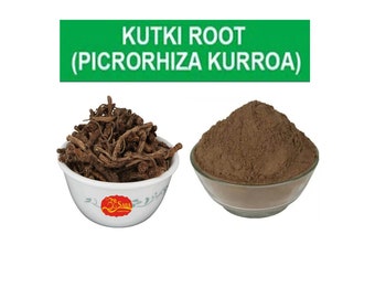 Natural Picrorhiza Kutki Root - Organic Kutki Root - Tincture - Kutki Powder - Indian Kutki - Gentiana kurroo - Dry Root - Kutki Root Powder