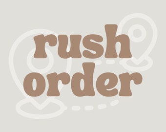 RUSH ORDER | Please Read The Description Thoroughly