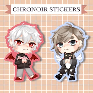 Nijisanji || Chronoir Stickers ( Kanae + Kuzuha )