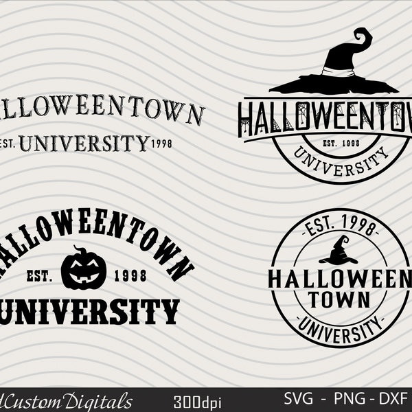 Halloweentown University Svg, Halloweentown bundle Svg, Halloweentown pumpkin Svg, Halloweentown witch Svg, October 31 Svg, 300 dpi