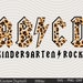 ABCD Kindergarten Rocks Svg, First Day of Kindergarten Svg, Kinder ...