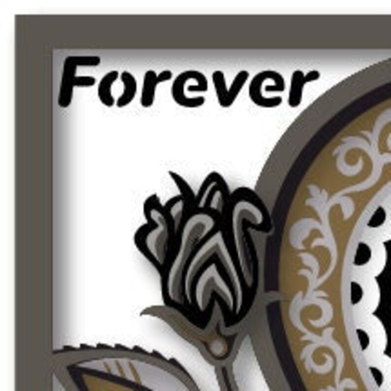 Customizable Memorial Shadow Box Svg Files for Cricut Etsy