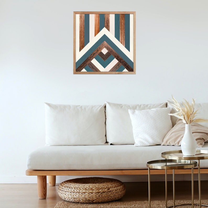 Printable Geometric Wood Wall Art Modern Rustic Art Prints Etsy