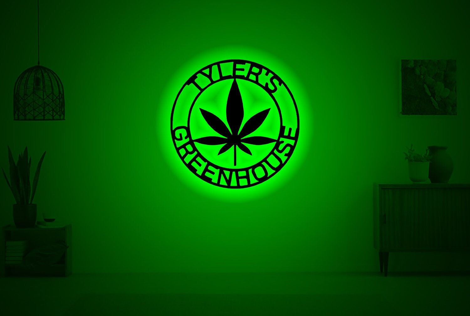 Dispensary Sign Decor Home or Store Wall Sign 7 X 7 Inches 