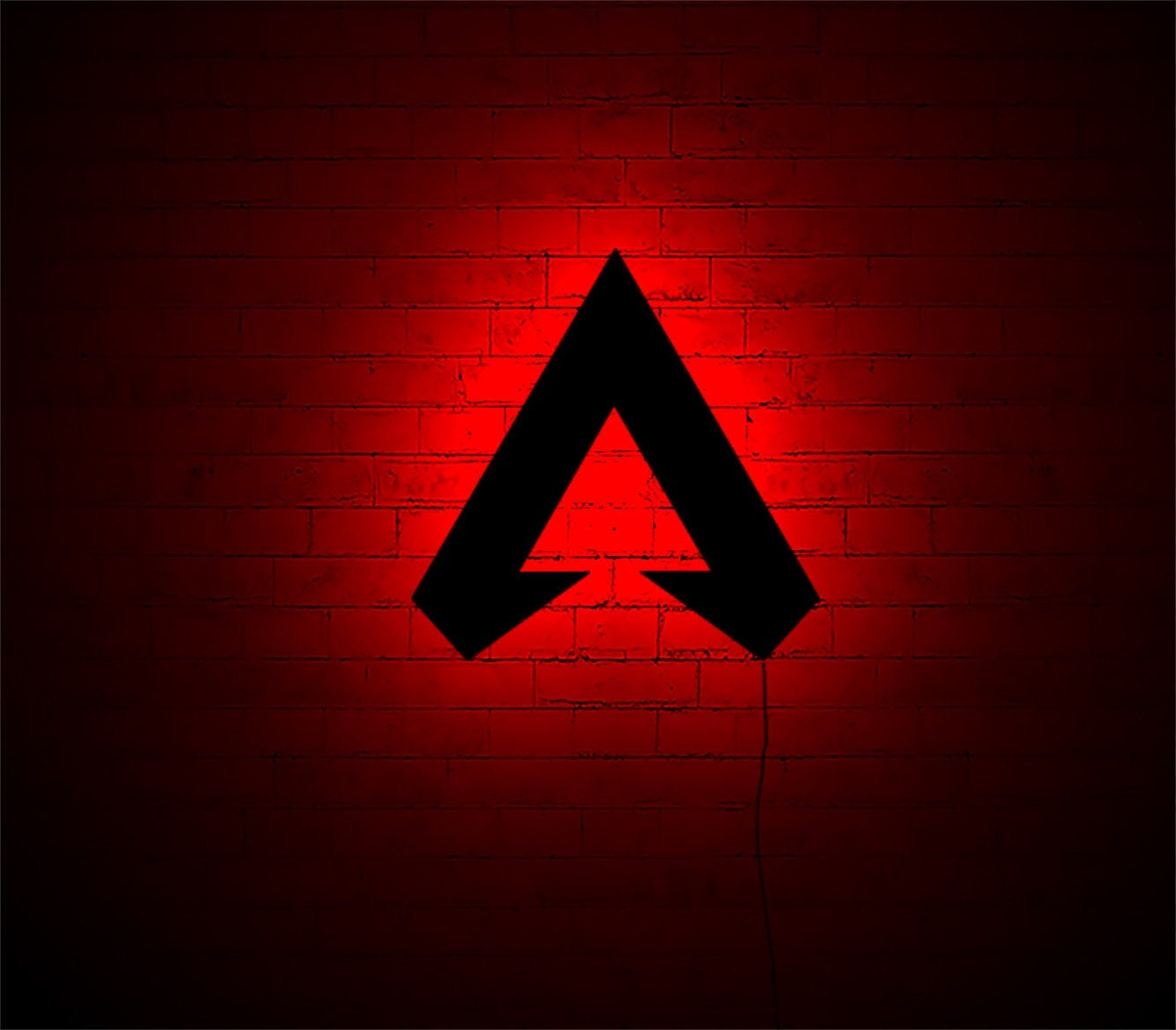 Apex Legends Logo Lighted-up Wall Art With RGB Color Changing Led