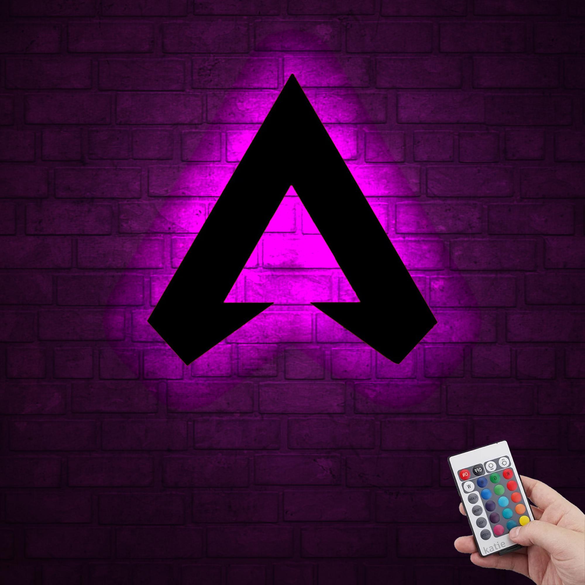 Apex Legends Logo RGB LED Wall Art: Color Changing Wood Decor - Etsy