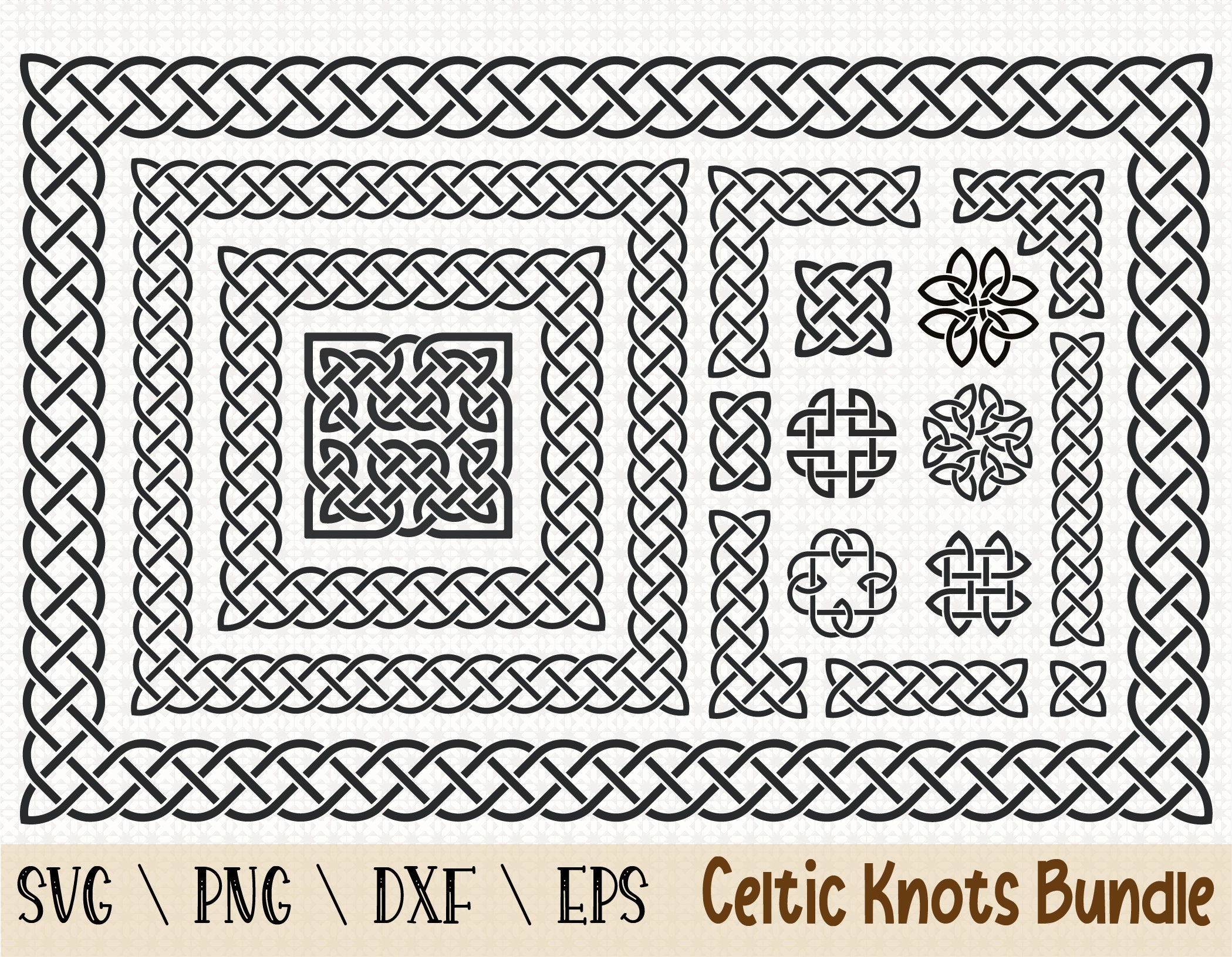 Use on Paper Projects Scrapbook Journal Walls Floors Fabric Furniture Glass Wood etc. - Reusable Geometric Knotwork Sacred Symbol Stencil Template 4.5 x 4 inch M Celtic Trinity Knot Stencil 