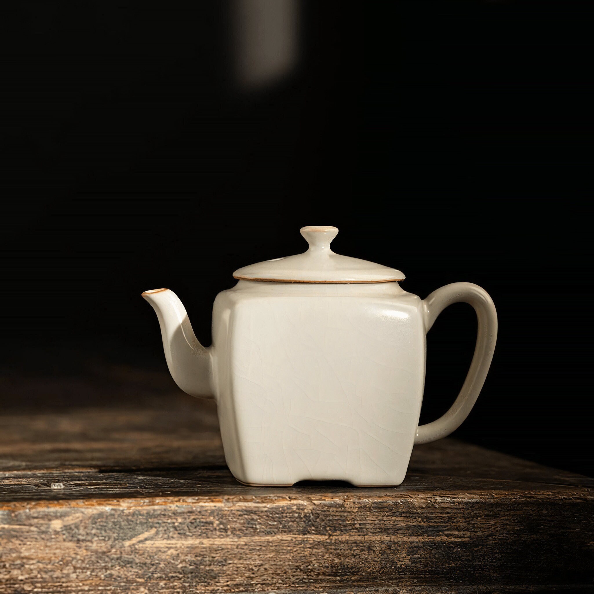 Natural Ash Glaze Si Ting Teapot, Tea Accessories