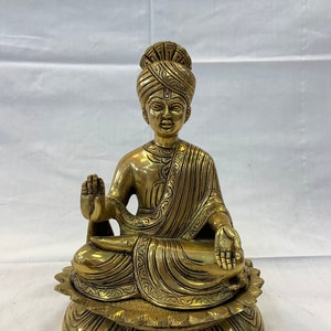Swami Narayan pure Brass statue idol,House warming, gifts for marriage,Ghanshyam Maharaj Statue