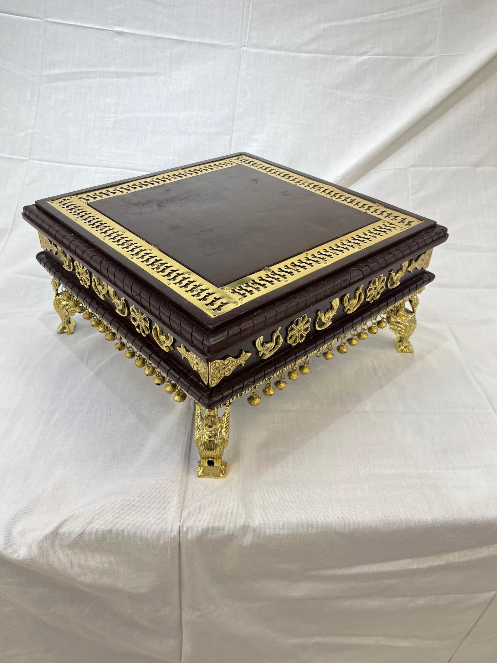 Wooden Vintage Style Handcarved Indian Chowki/home Decor Table/indian ...