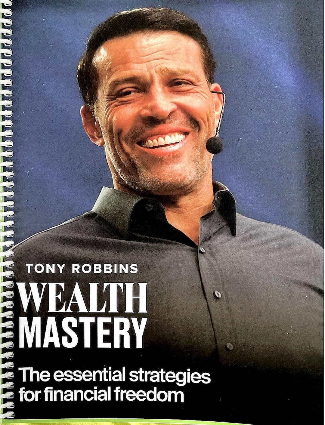 アンソニーロビンズ　「WEALTH MASTERY」セミナーテキスト Tony Robbins - Wealth Mastery Manual - Etsy