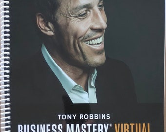 アンソニーロビンズ　「WEALTH MASTERY」セミナーテキスト Tony Robbins - Wealth Mastery Manual - Etsy
