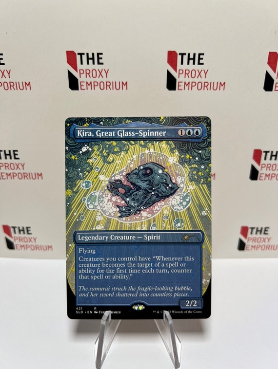 Kira Great Glassspinner borderless Secret Lair Drop Etsy