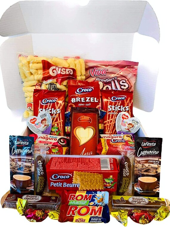 Taste of Romanian Sweets Gift Box With a Selection of the Best - Etsy UK