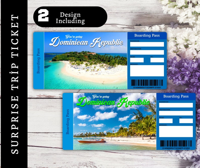 travel ticket dominican republic