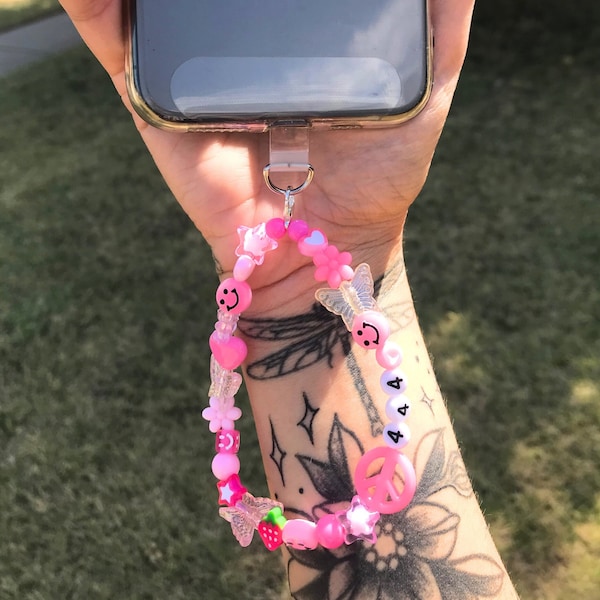 Custom Phone Bracelet, Coachella Jewelry , Custom Bracelets, Custom Phone Charm, Custom Fidget Charm