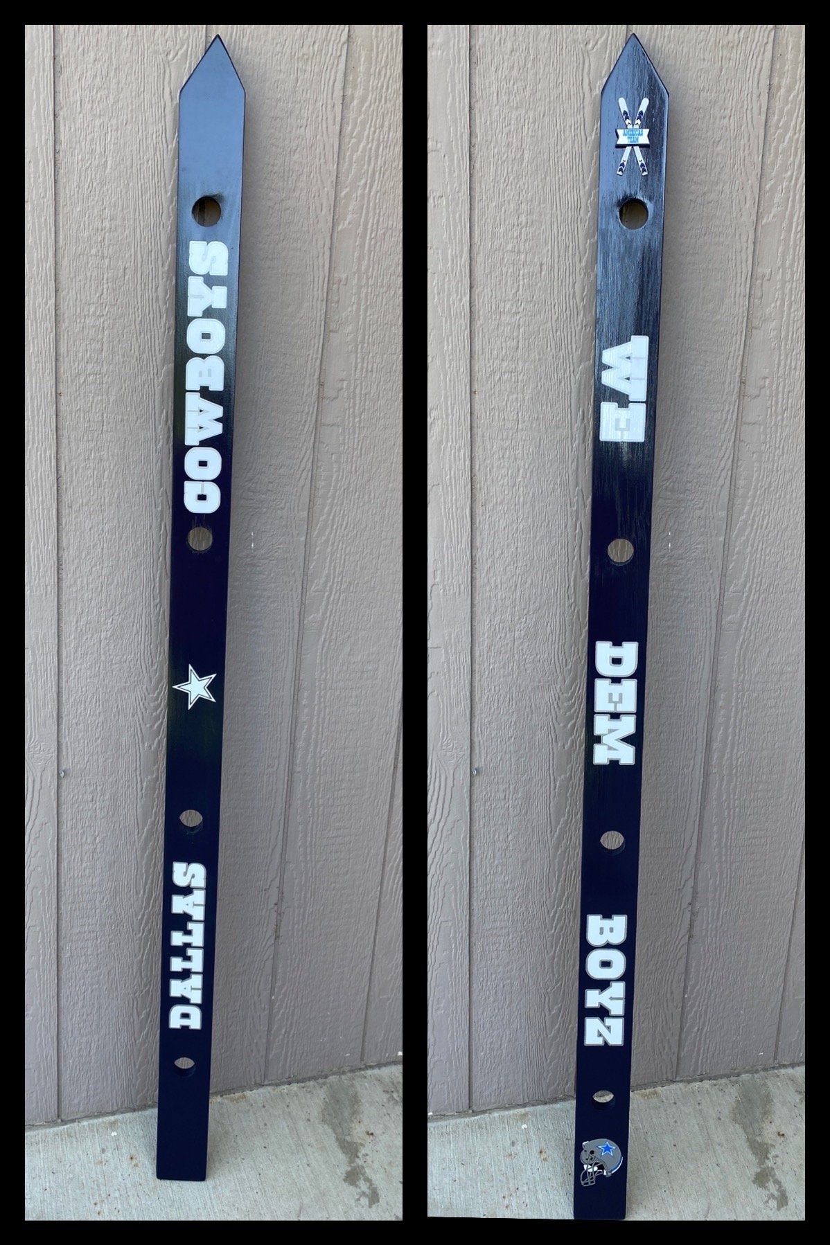 Custom 4 Hole Shot Ski ONE TEAM Any Team Any Theme Shot Board, Ski for