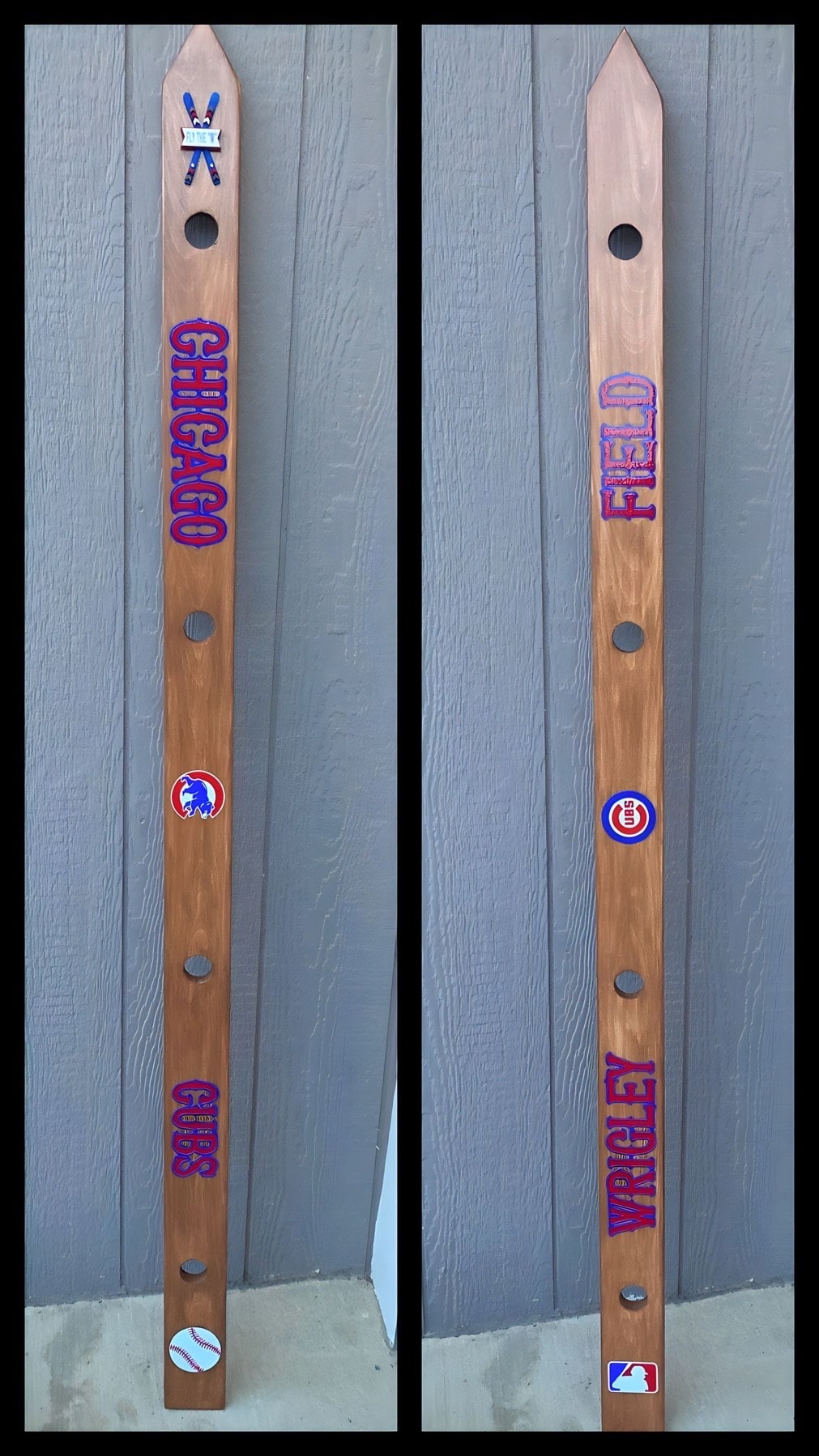 Custom 4 Hole Shot Ski ONE TEAM Any Team Any Theme Shot Board, Ski for