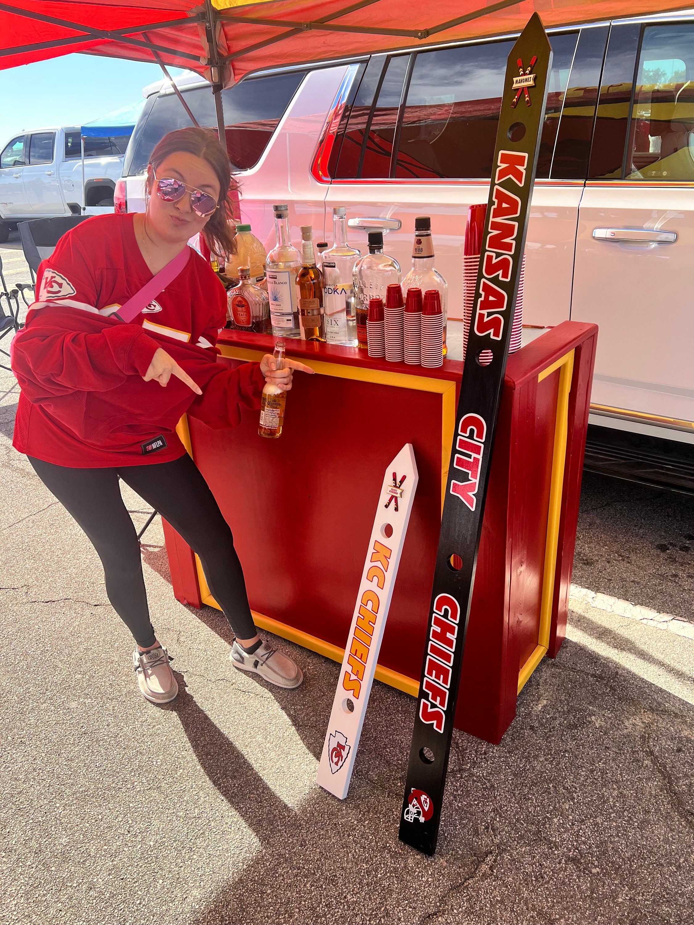 Custom 2 Hole Shot Ski ONE TEAM Any Team Any Theme Shot Board, Ski for